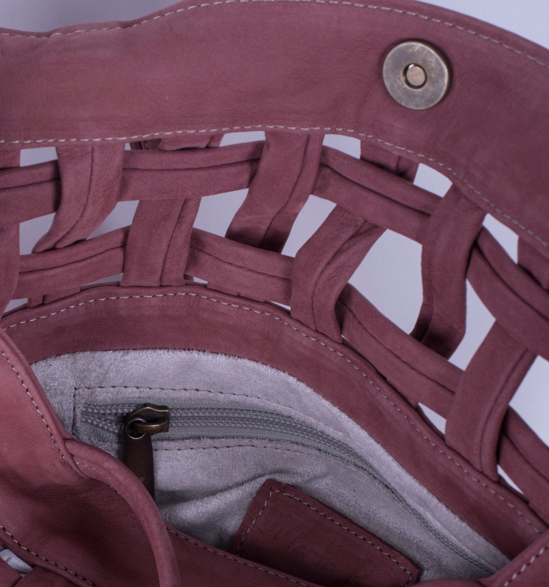 Tamami long beach panama - borsa shopping in pelle rosa - Marta Ray