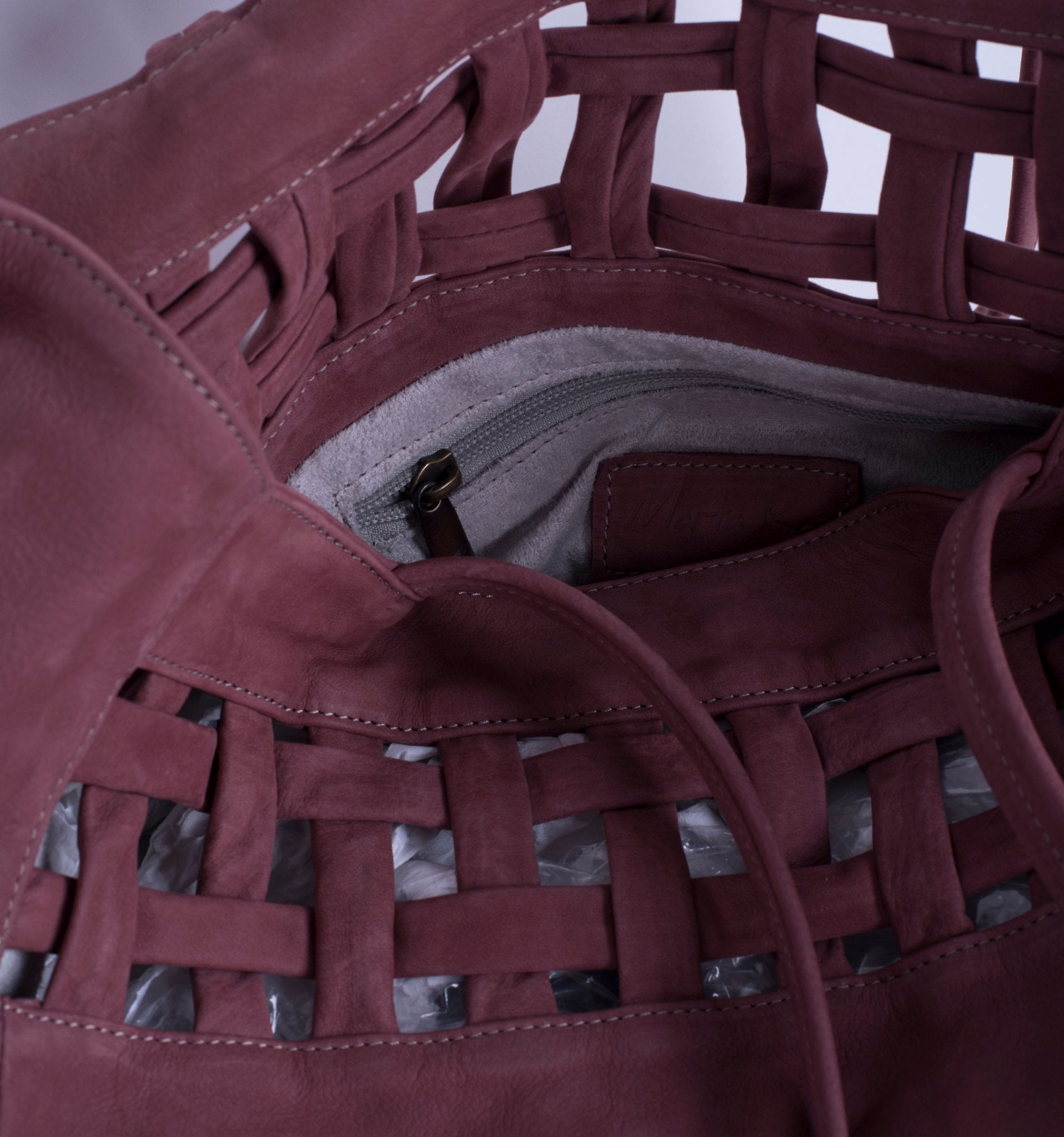 Tamami long beach panama - borsa shopping in pelle rosa - Marta Ray
