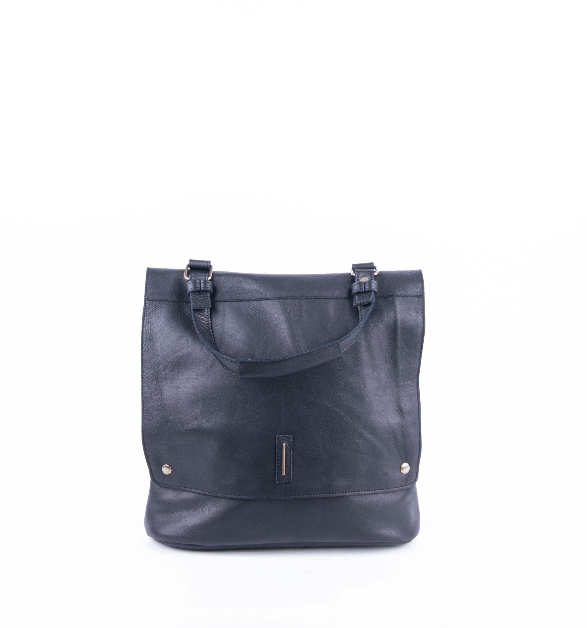 Tara mousse nero - borsa a tracolla in pelle nera - Marta Ray