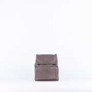 Tina mousse quadri grigio - borsa a tracolla in pelle con tasca grigio - Marta Ray