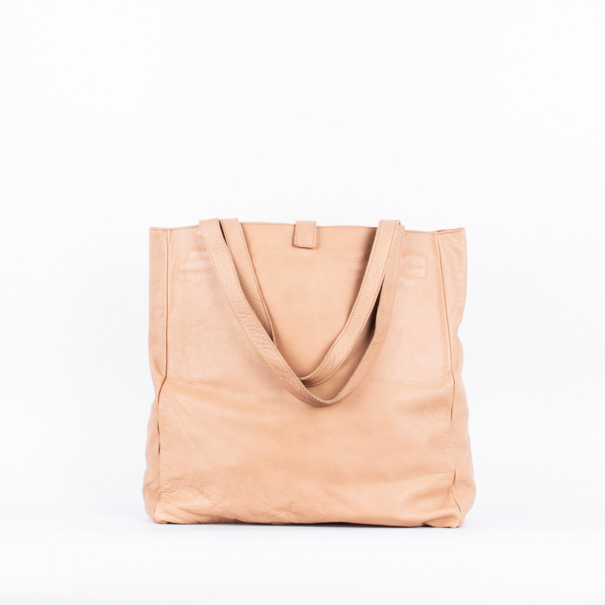 Tracy mousse mandorla pesca - borsa a spalla in pelle beige - Marta Ray