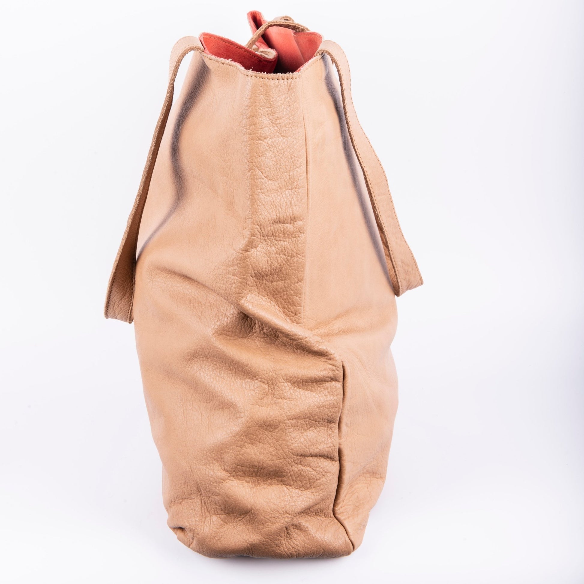 Tracy mousse mandorla pesca - borsa a spalla in pelle beige - Marta Ray