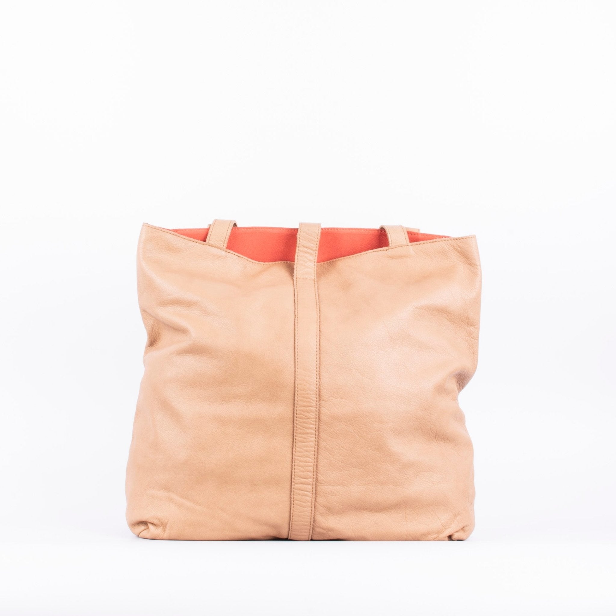 Tracy mousse mandorla pesca - borsa a spalla in pelle beige - Marta Ray
