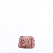 Vicky long beach cammeo - borsa piccola a tracolla in pelle rosa con zip - Marta Ray