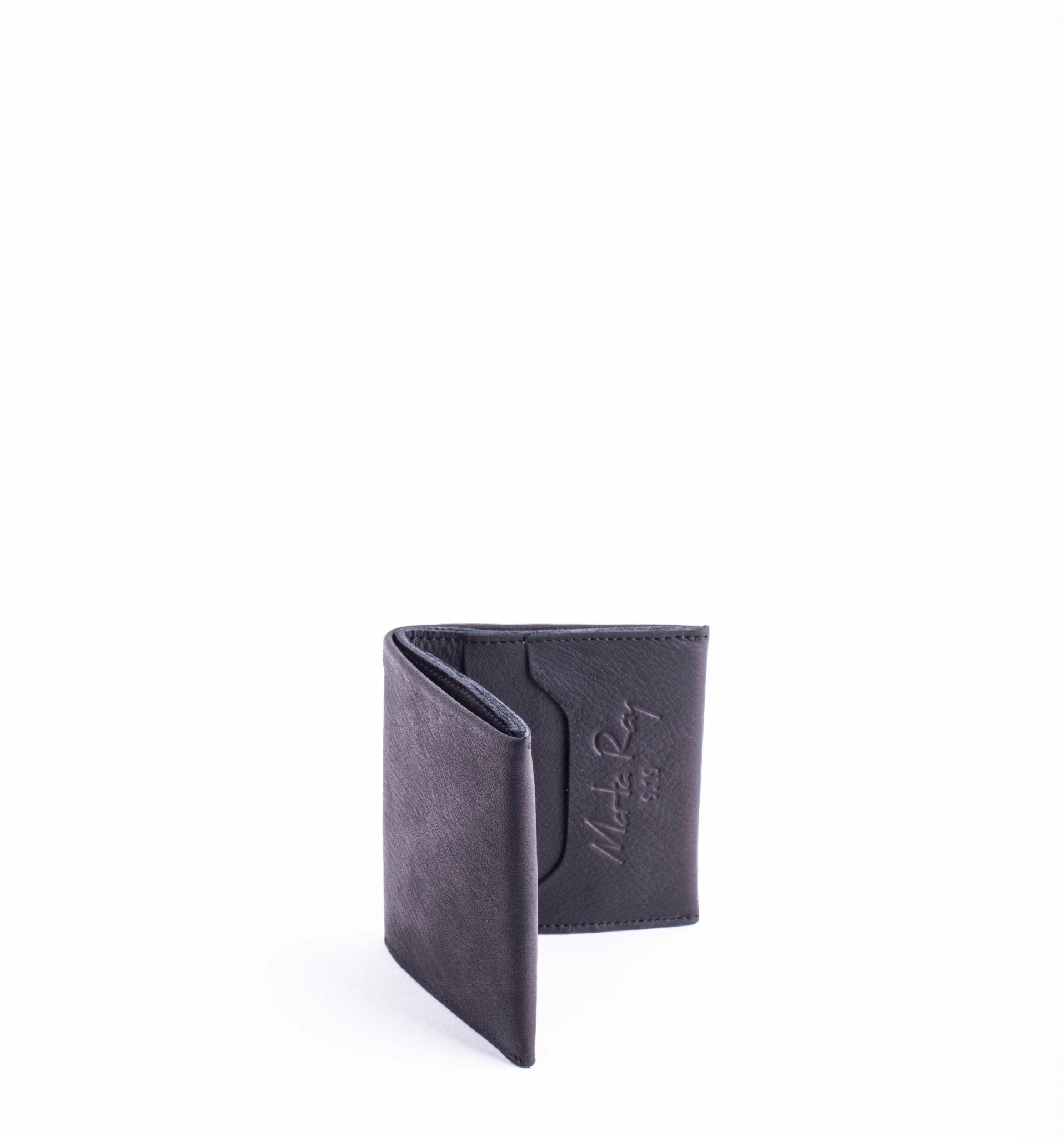 Vince wallet martellato nero - portafogli in pelle nera - Marta Ray