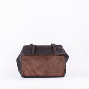 Viola mousse cavallino cioccolato - borsa a spalla in pelle marrone - Marta Ray