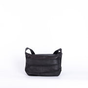 Virna denver nero - borsa a spalla in pelle martellata nera - Marta Ray