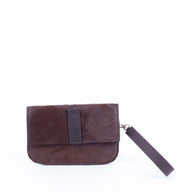 Wilma cavallino cioccolato - pochette in pelle marrone - Marta Ray
