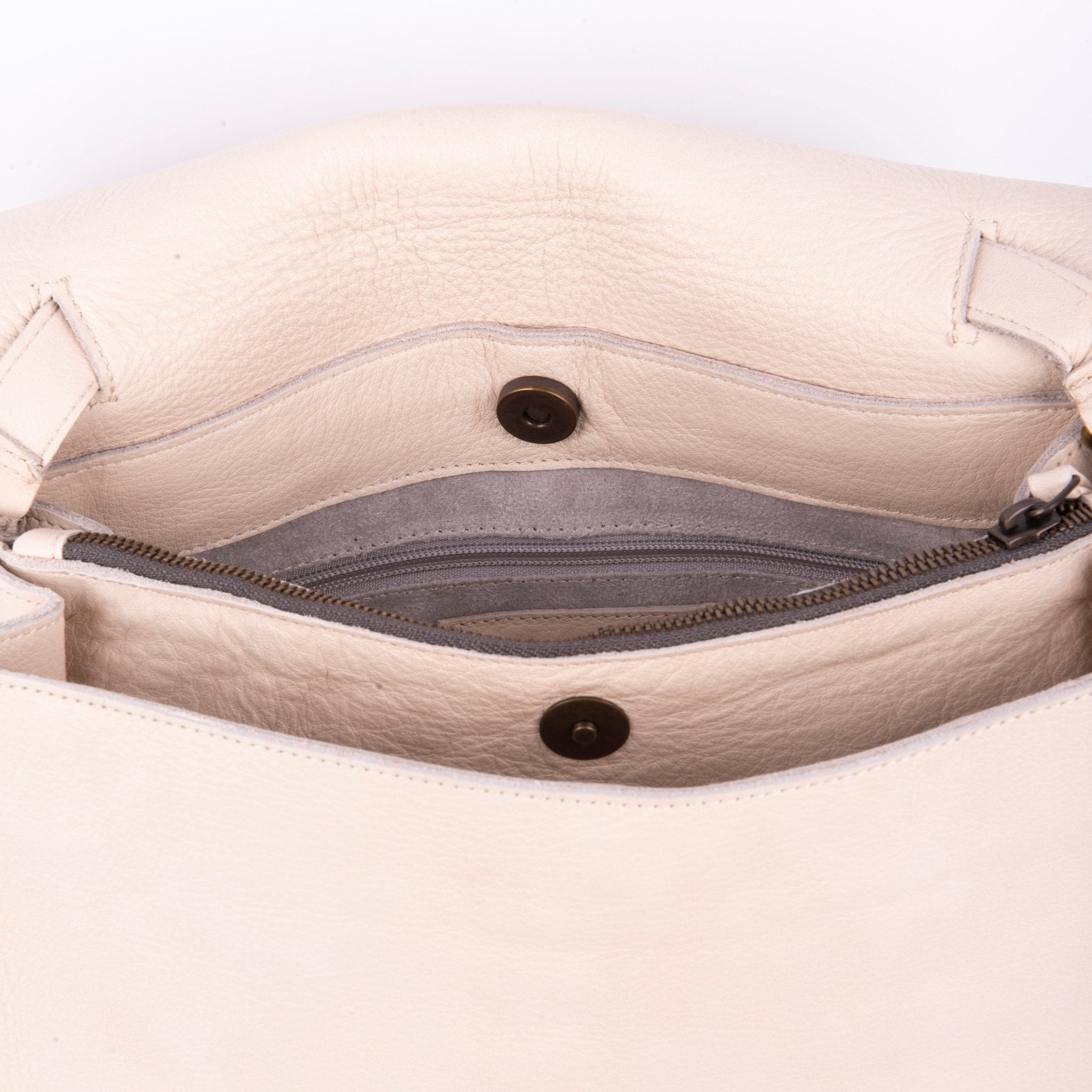 Yulia mousse latte macchiato - borsa a tracolla in pelle beige - Marta Ray