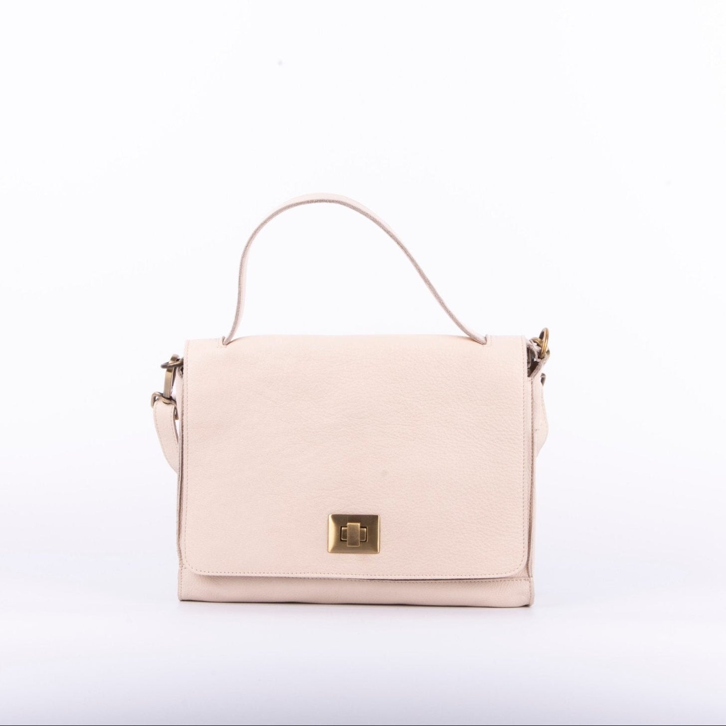 Yulia mousse latte macchiato - borsa a tracolla in pelle beige - Marta Ray