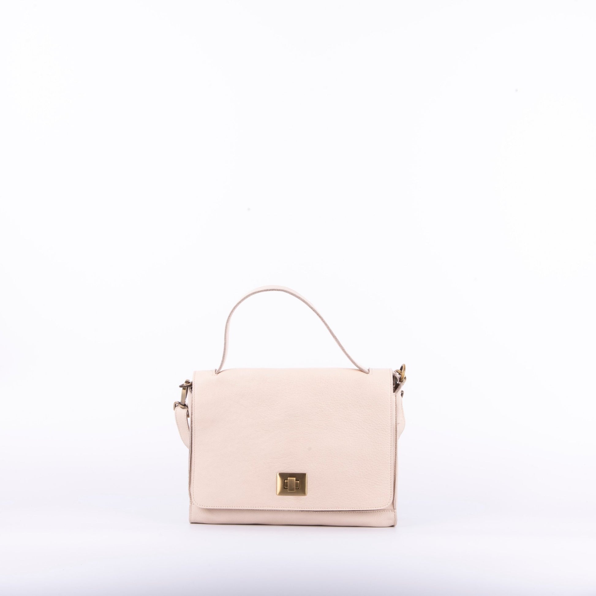 Yulia mousse latte macchiato - borsa a tracolla in pelle beige - Marta Ray