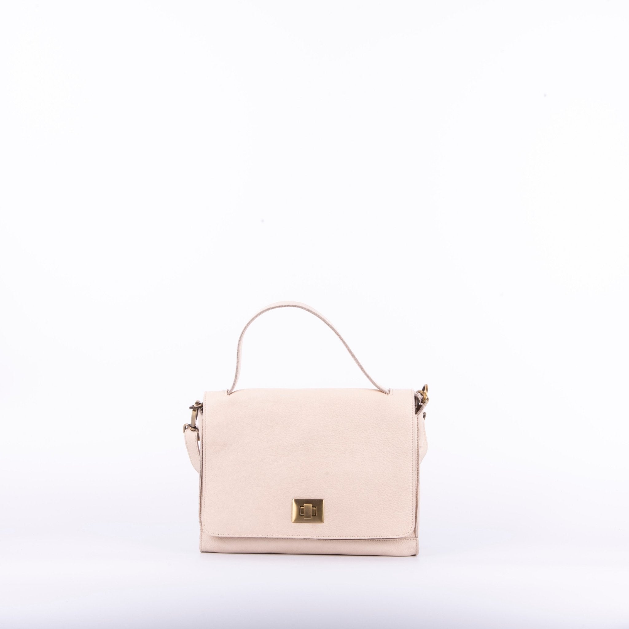 Yulia mousse latte macchiato - borsa a tracolla in pelle beige - Marta Ray