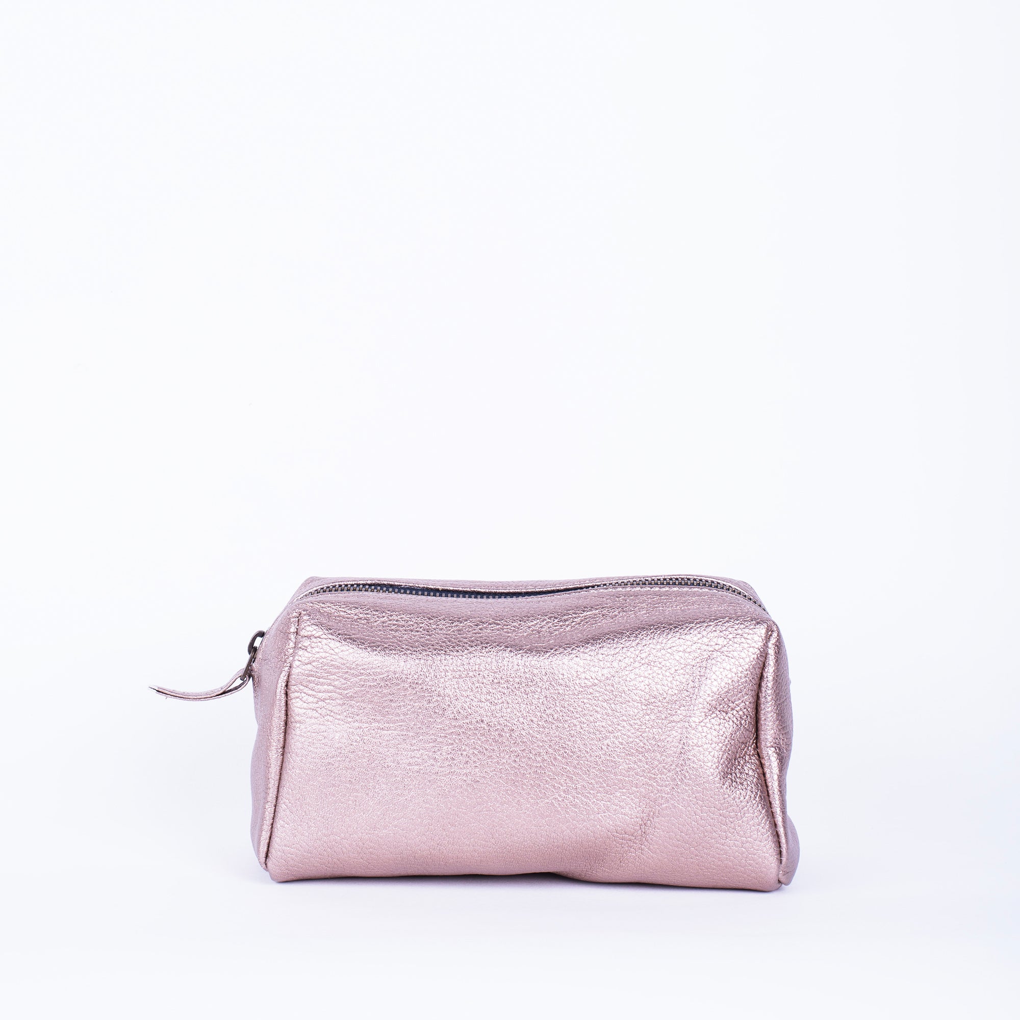 Yuma trill nude+ laminato cannella - borsa a tracolla in pelle rosa e oro rosa intercambiabile - Marta Ray