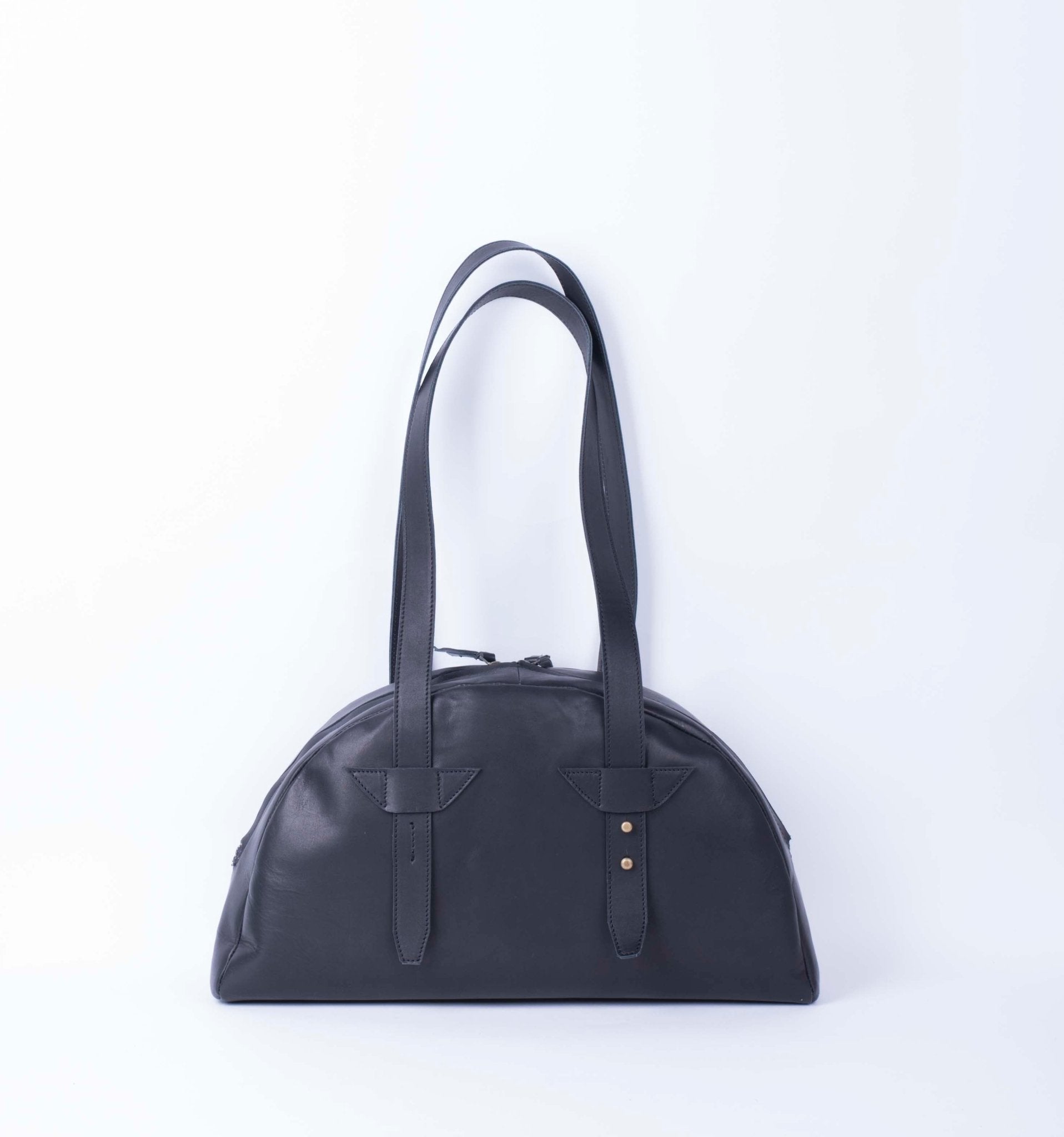 Ziggy packer nero - borsa a spalla in pelle nera - Marta Ray