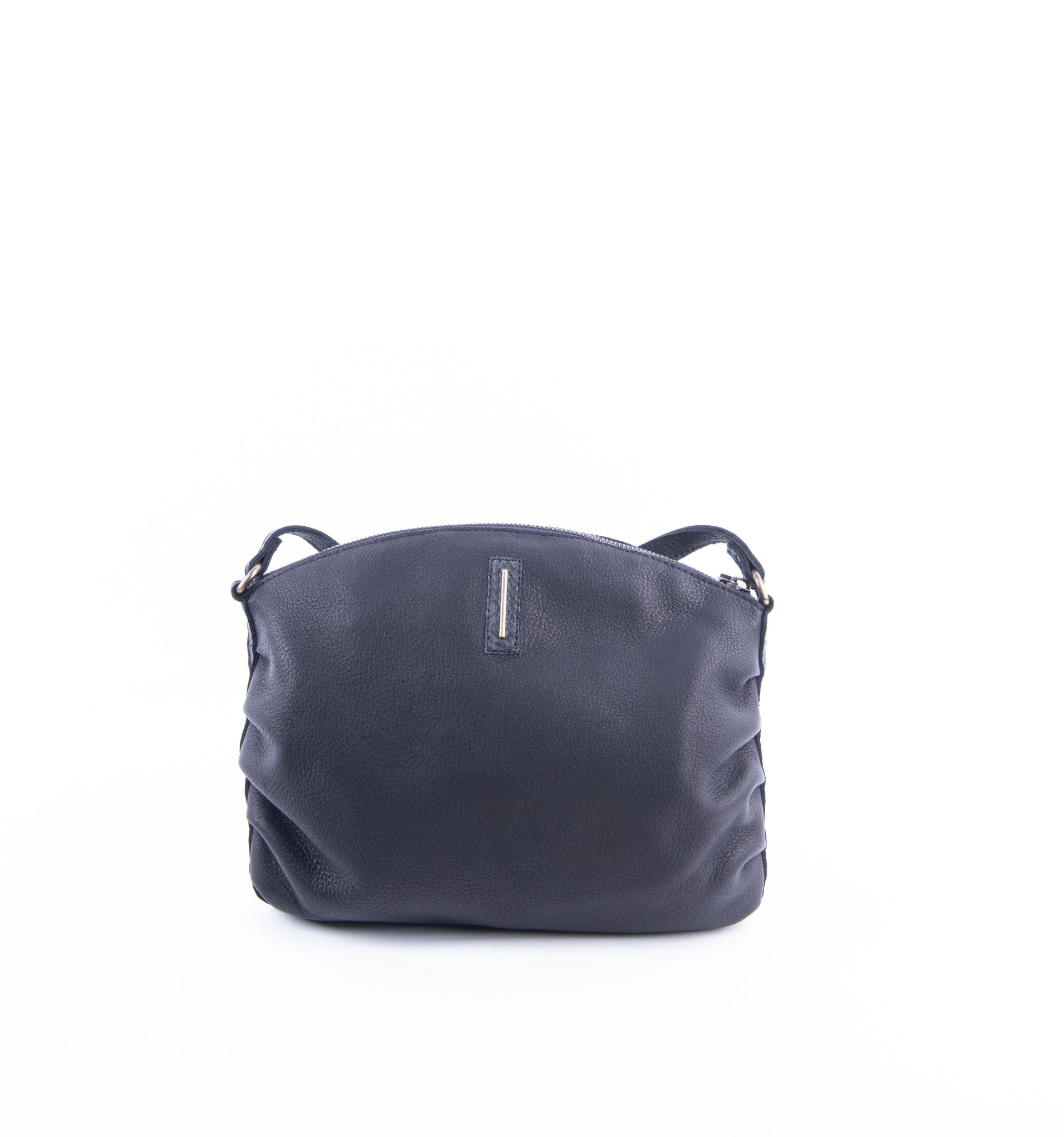 Zoe martellato nero - borsa a tracolla in pelle nera - Marta Ray