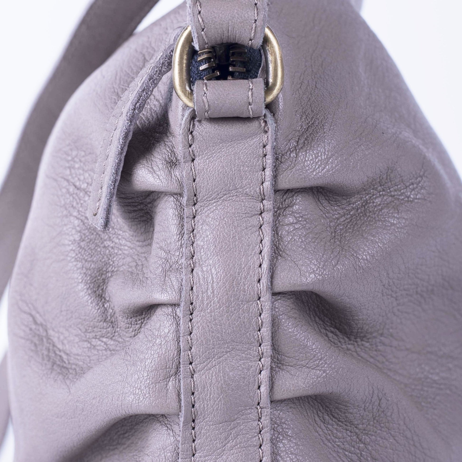 Zoe mousse acacia - borsa a tracolla in pelle naturale - Marta Ray