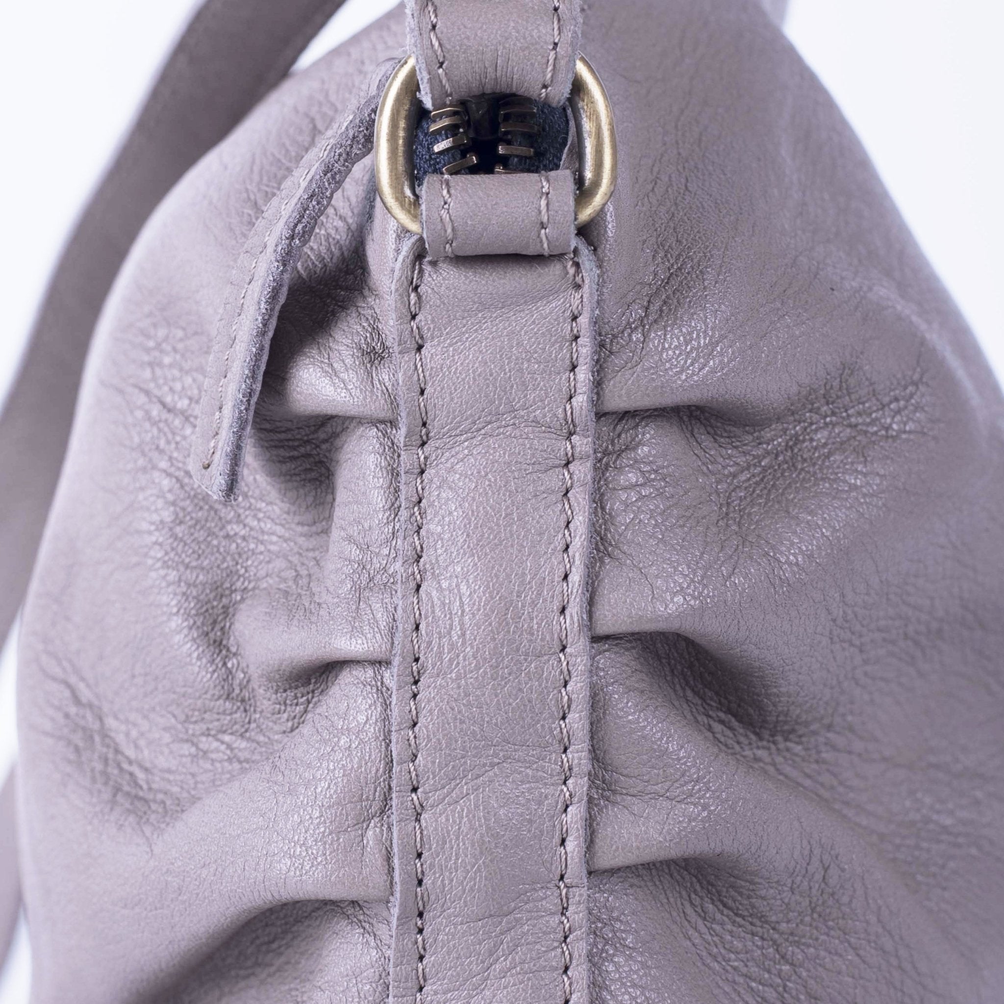 Zoe mousse acacia - borsa a tracolla in pelle naturale - Marta Ray