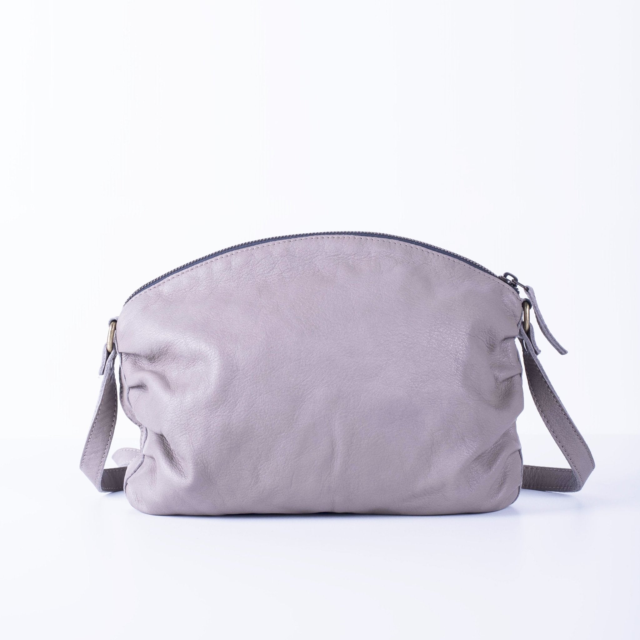 Zoe mousse acacia - borsa a tracolla in pelle naturale - Marta Ray
