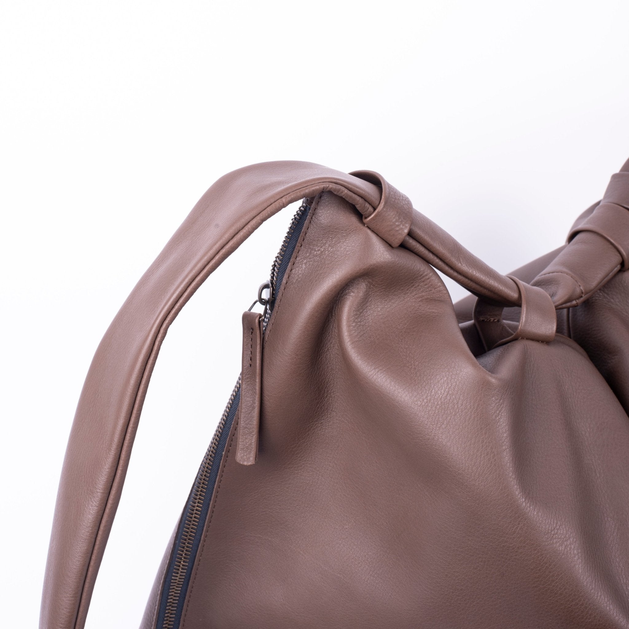 Zosia Amalfi brown - zaino in pelle marrone trasformabile in borsa a spalla o borsa a tracolla - Marta Ray