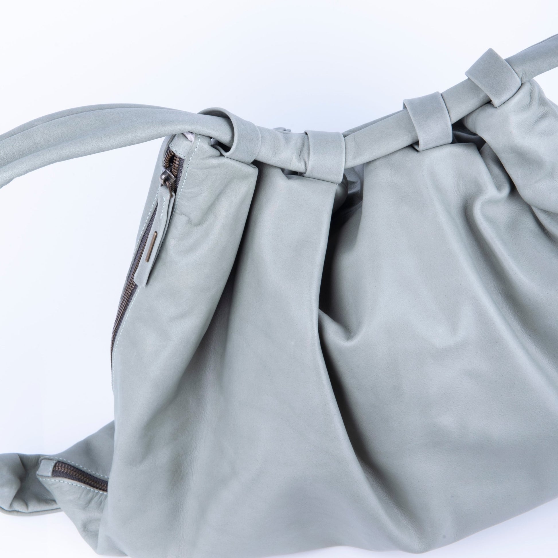Zosia mousse edera - zaino in pelle verde trasformabile in borsa a spalla o a tracolla - Marta Ray