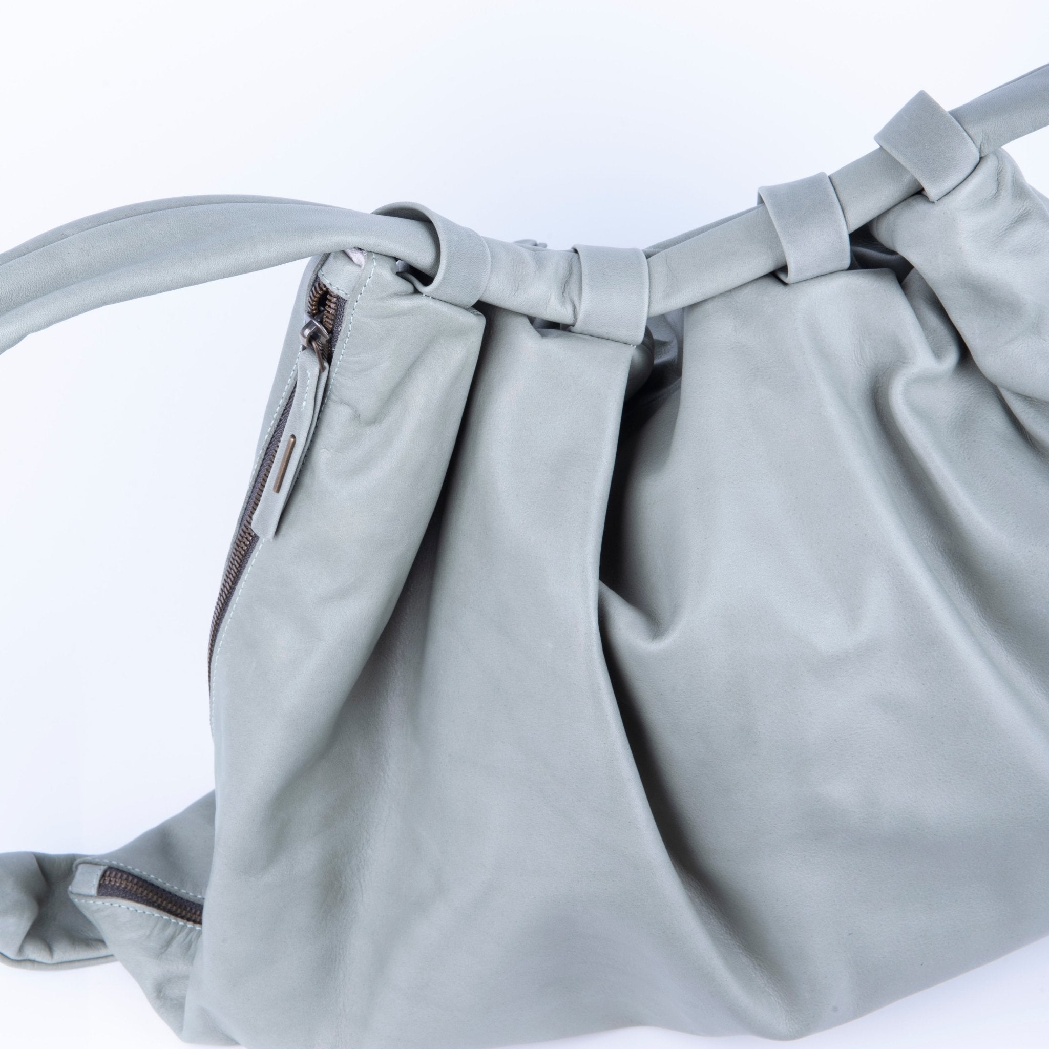 Zosia mousse edera - zaino in pelle verde trasformabile in borsa a spalla o a tracolla - Marta Ray