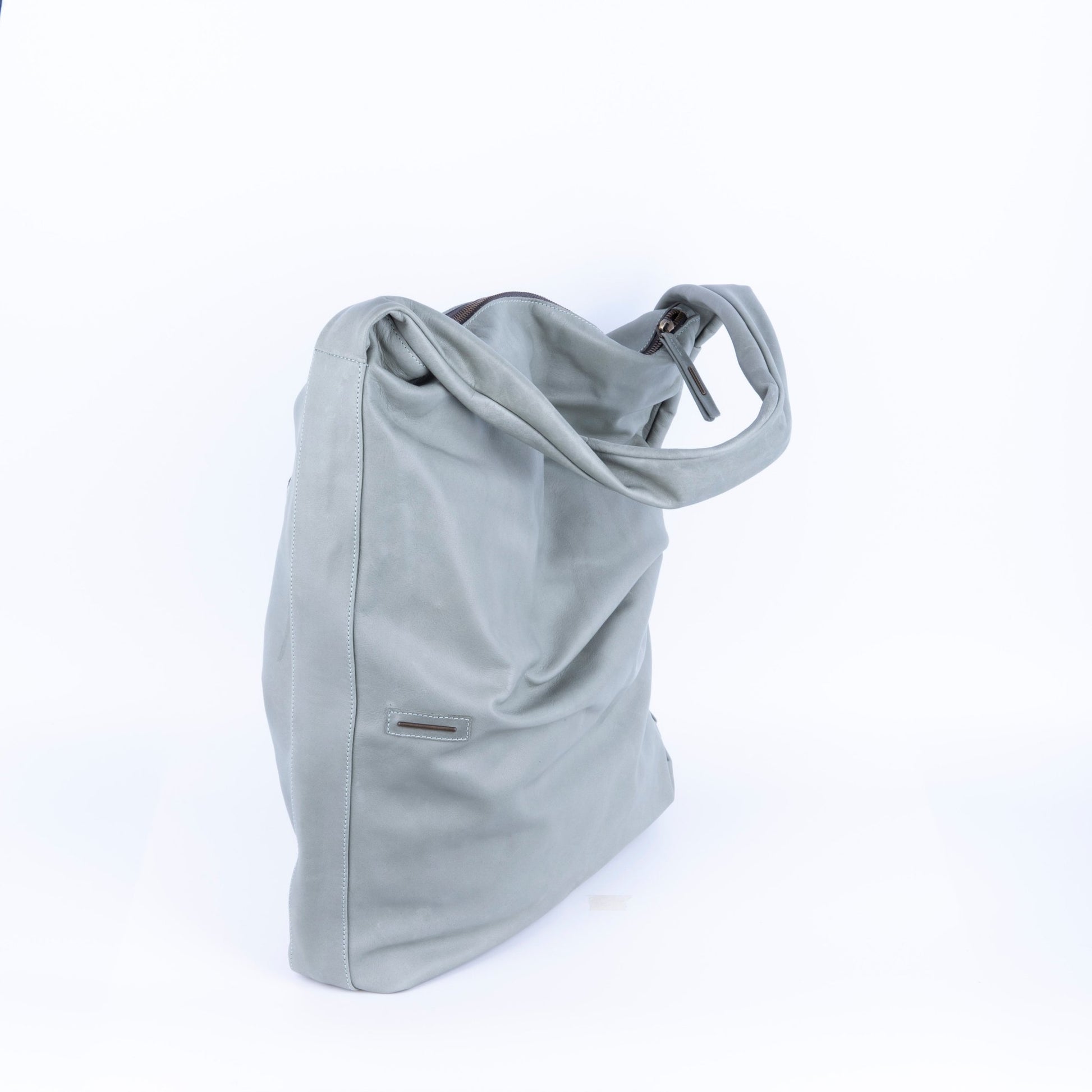 Zosia mousse edera - zaino in pelle verde trasformabile in borsa a spalla o a tracolla - Marta Ray