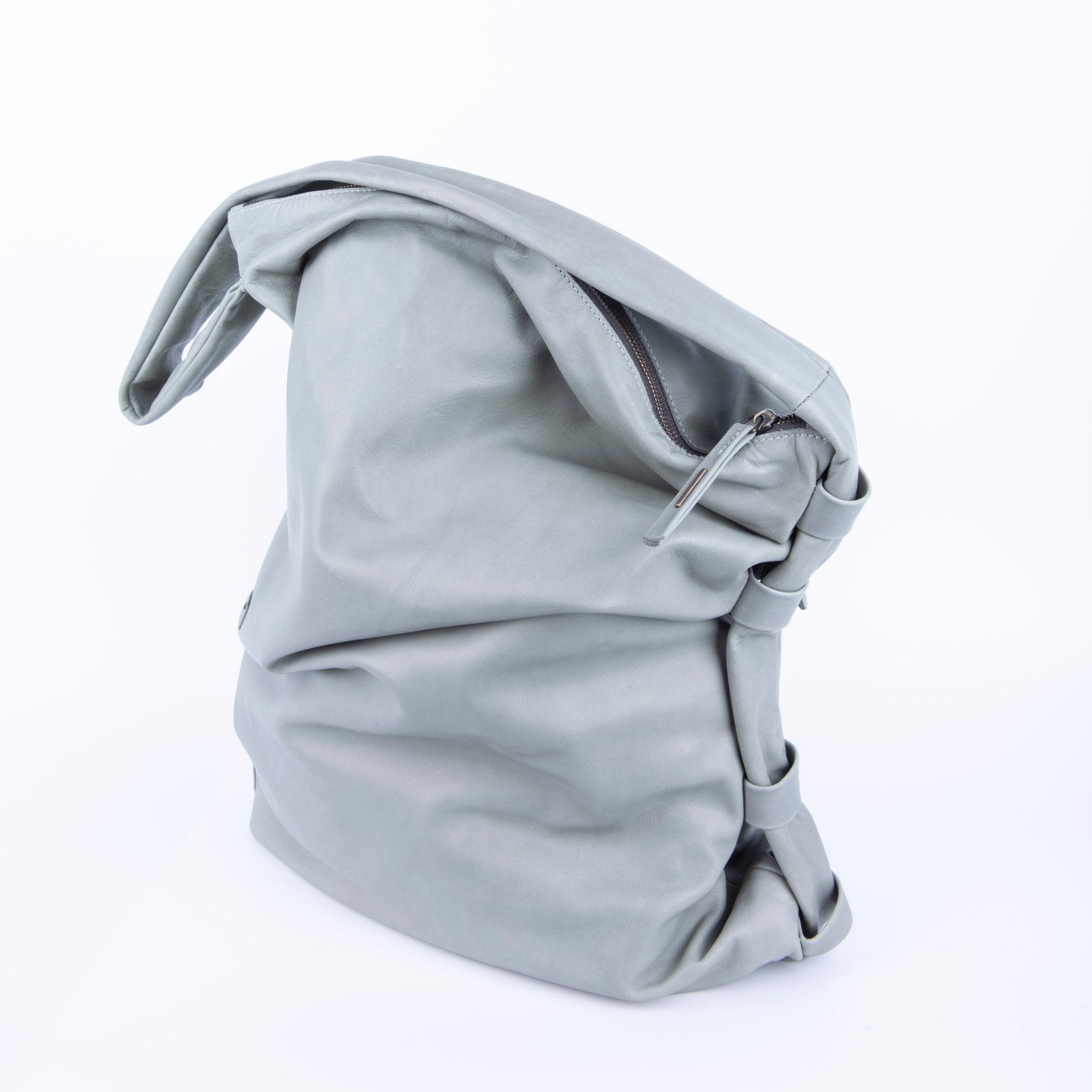 Zosia mousse edera - zaino in pelle verde trasformabile in borsa a spalla o a tracolla - Marta Ray