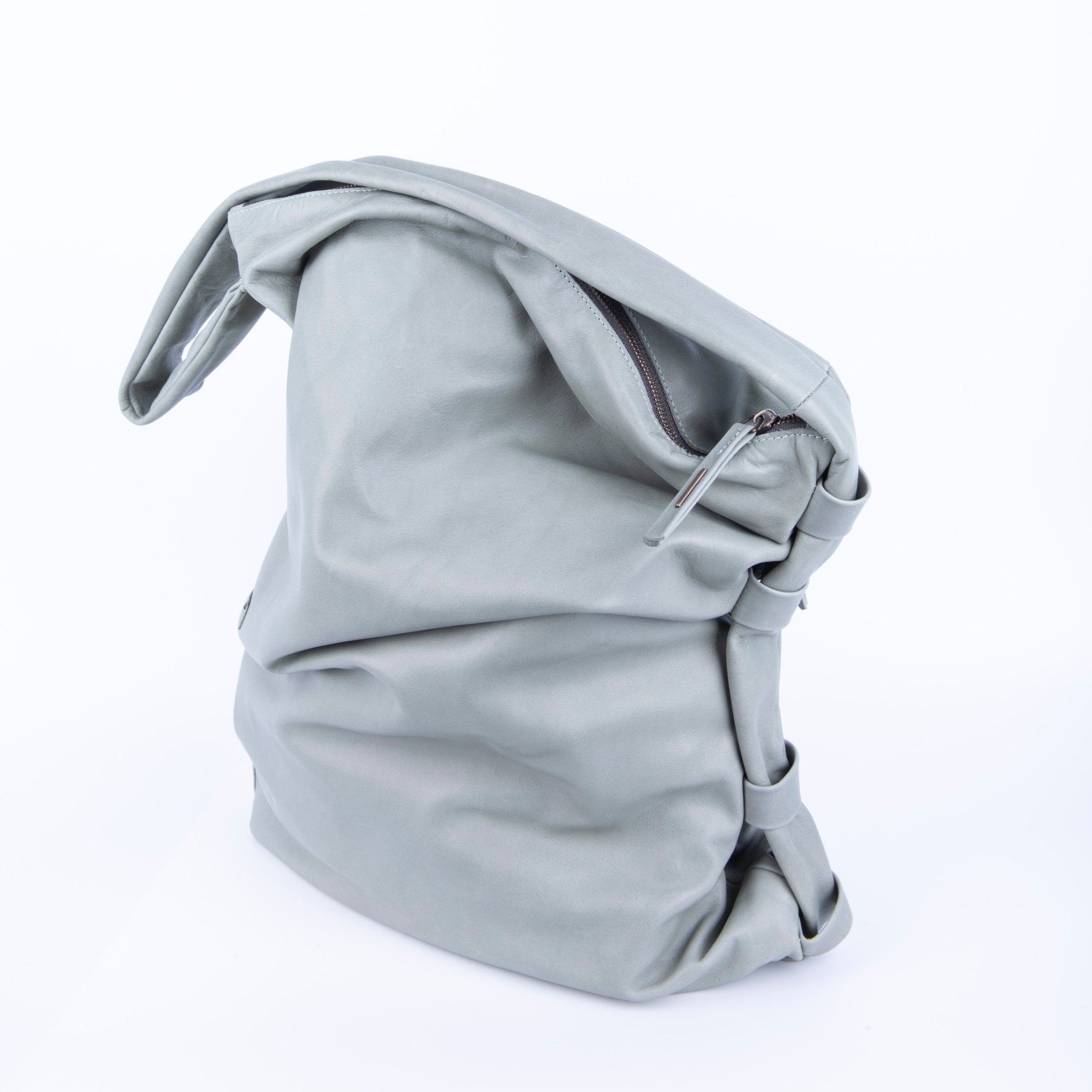 Zosia mousse edera - zaino in pelle verde trasformabile in borsa a spalla o a tracolla - Marta Ray